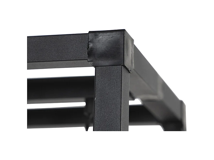 Lampadaire design noir 3 lumières - Cage