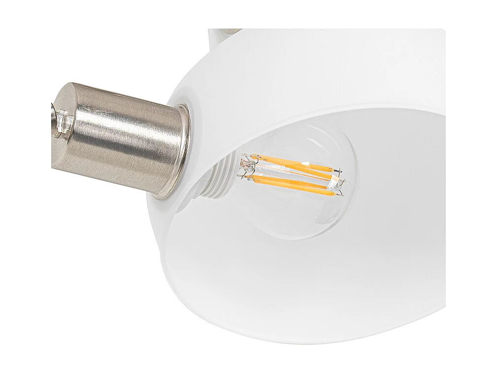 Lampadaire design en acier avec verre opale 5 lumières - Sixties Marmo