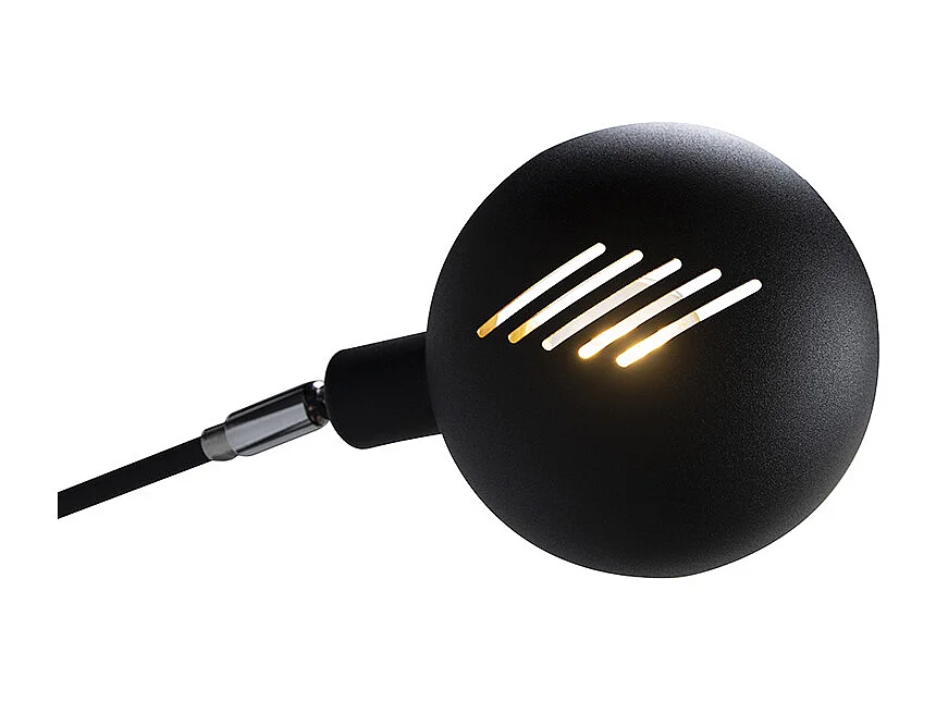 Lampadaire design noir 5 lumières - Sixties Marmo