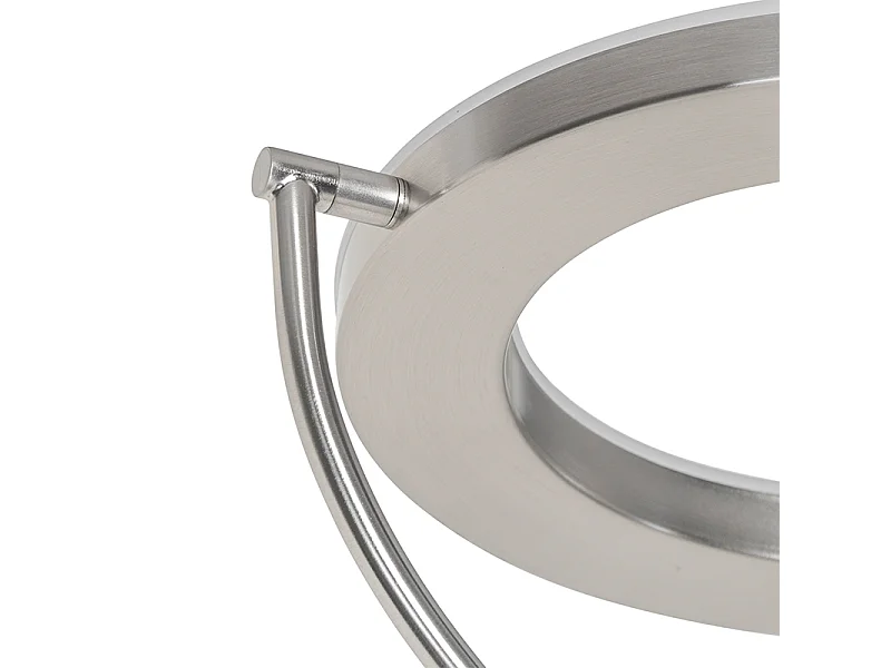 Lampadaire moderne en acier avec bras de lecture avec LED et variateur - Divo