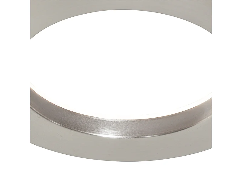 Lampadaire moderne en acier avec bras de lecture avec LED et variateur - Divo