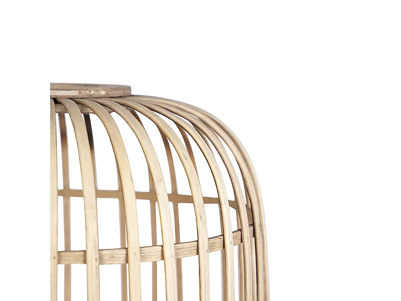 Lampadaire rustique en rotin - Manille