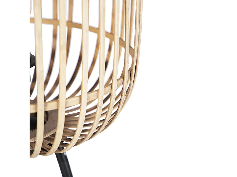 Lampadaire rustique en rotin - Manille