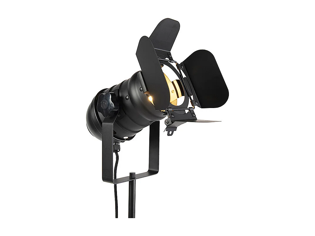 Lampadaire industriel noir inclinable - Movie