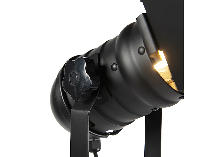 Lampadaire industriel noir inclinable - Movie