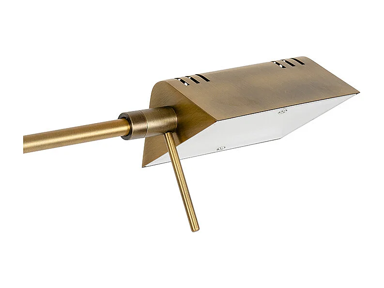 Lampadaire design bronze avec LED et variateur tactile - Notia