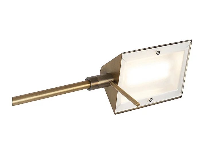 Lampadaire design bronze avec LED et variateur tactile - Notia