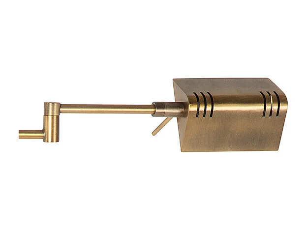 Lampadaire design bronze avec LED et variateur tactile - Notia