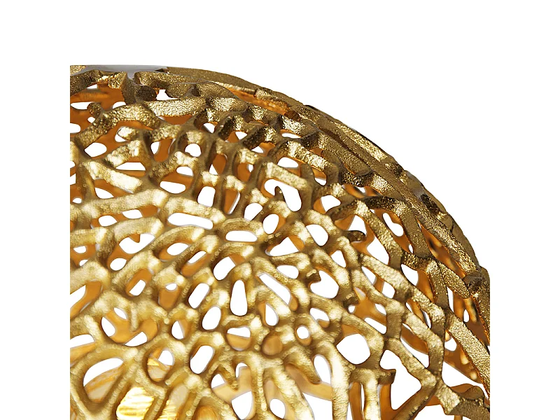 Lampadaire trépied Art déco doré - Maro