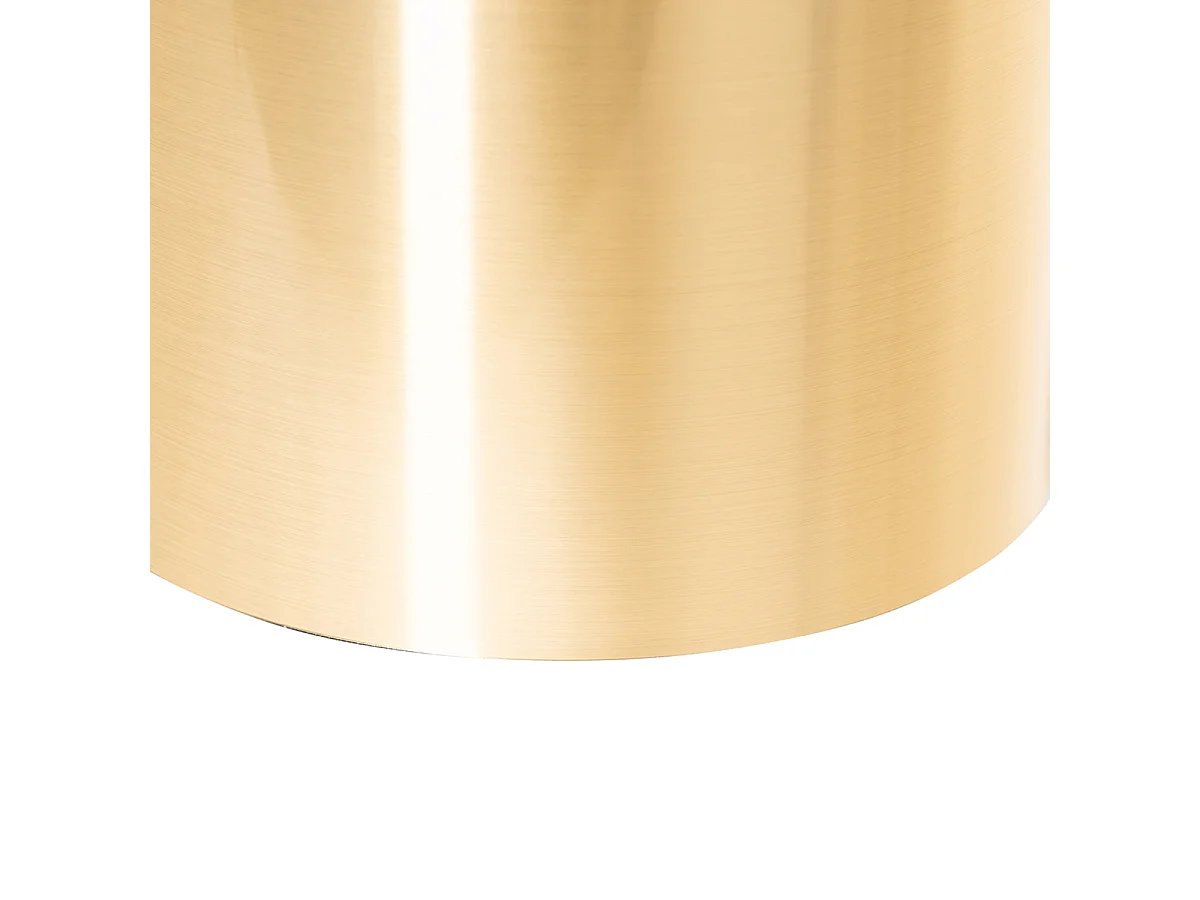 Lampadaire moderne noir avec or - Lofty