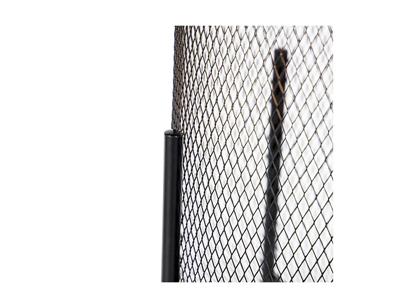 Lampadaire moderne noir 135cm - Bliss Mesh