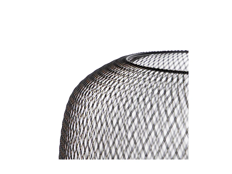 Lampadaire moderne noir 135cm - Bliss Mesh