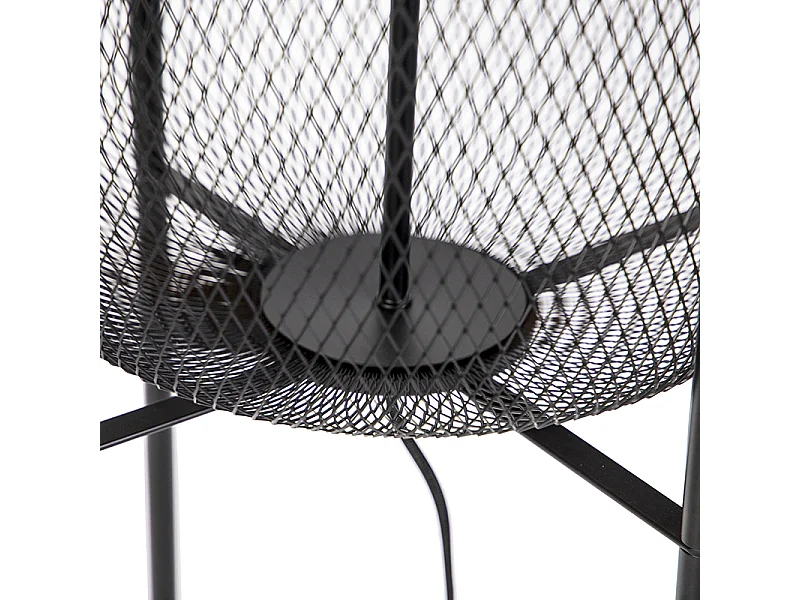 Lampadaire moderne noir - Bliss Mesh