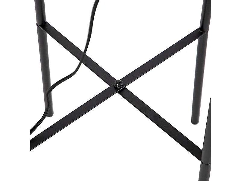 Lampadaire moderne noir - Bliss Mesh