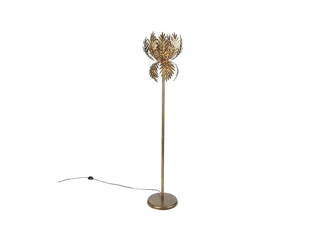 Lampadaire vintage or - Botanica Simplo