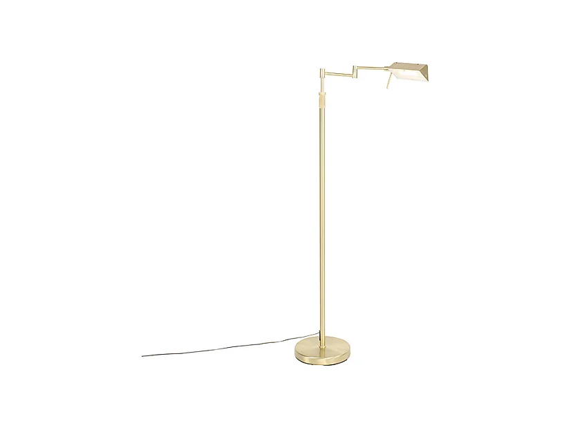 Lampadaire en laiton avec LED avec variateur tactile - NOTIA