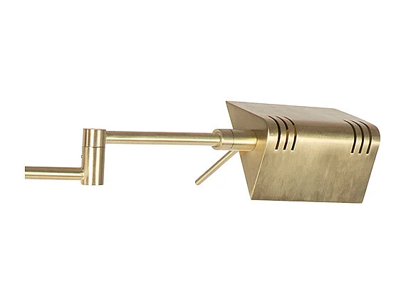Lampadaire en laiton avec LED et variateur tactile - Notia