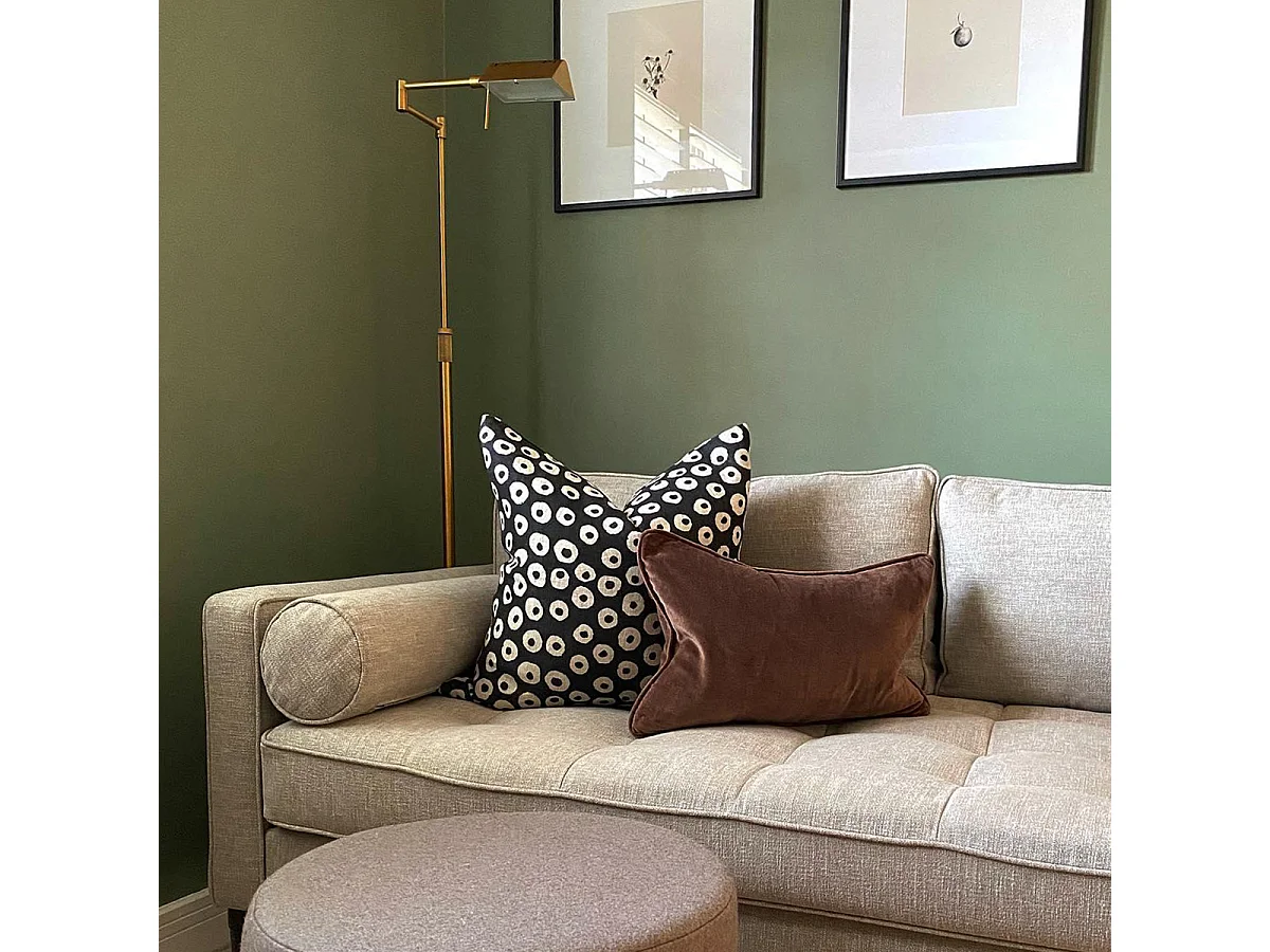 Lampadaire en laiton avec LED et variateur tactile - Notia