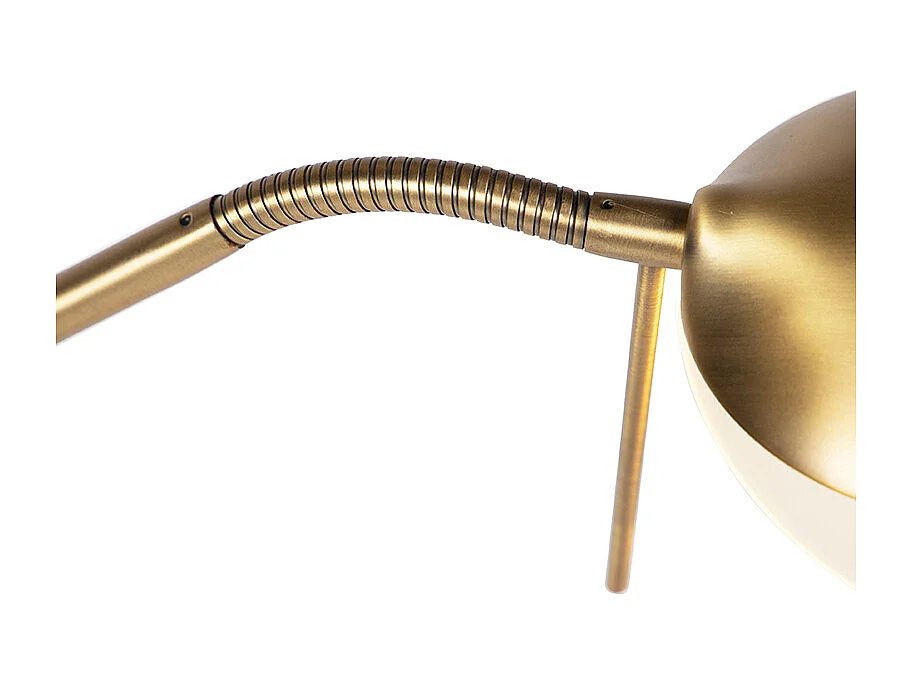 Lampadaire moderne bronze avec LED et variateur - Lexus