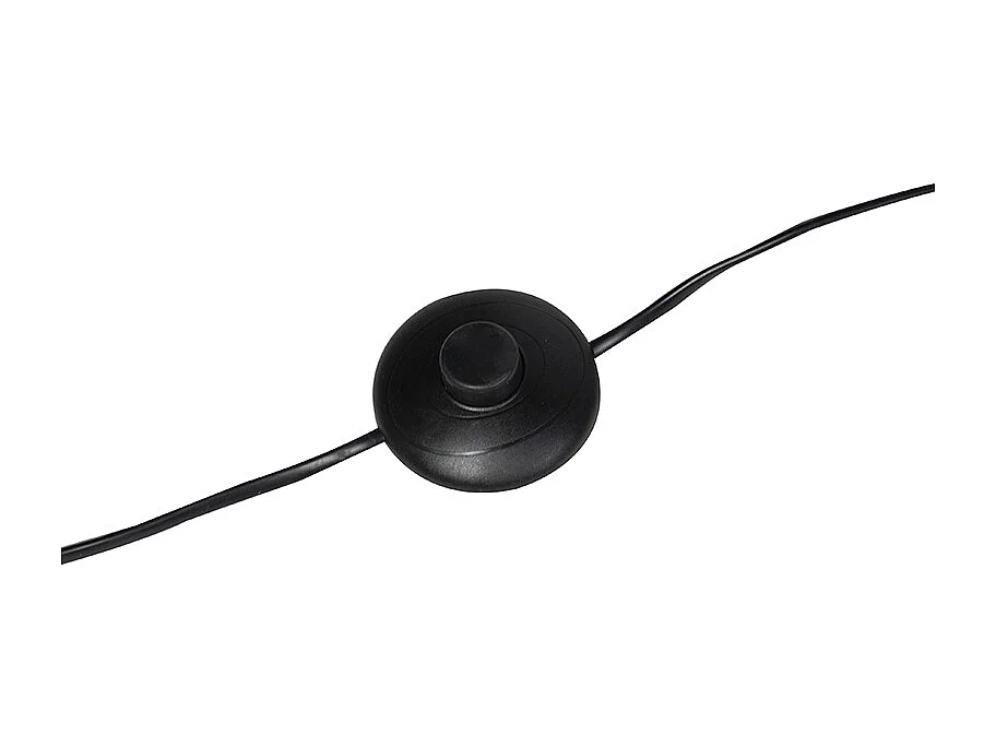 Lampadaire industriel noir avec or 1 lumière - Tommy