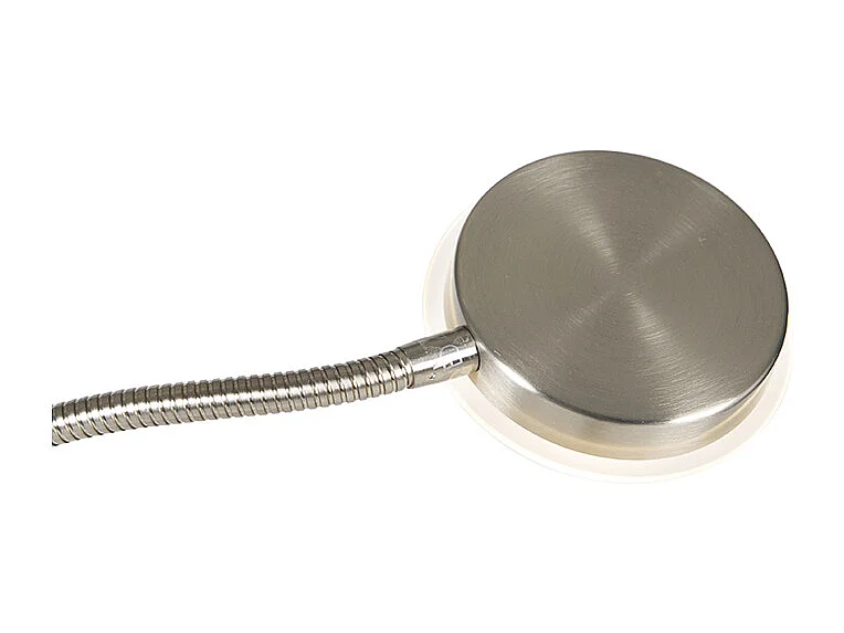 Lampadaire moderne en acier avec LED avec télécommande et bras de lecture - Strela