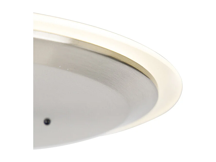 Lampadaire moderne en acier avec LED dimmable et bras de lecture - Strela