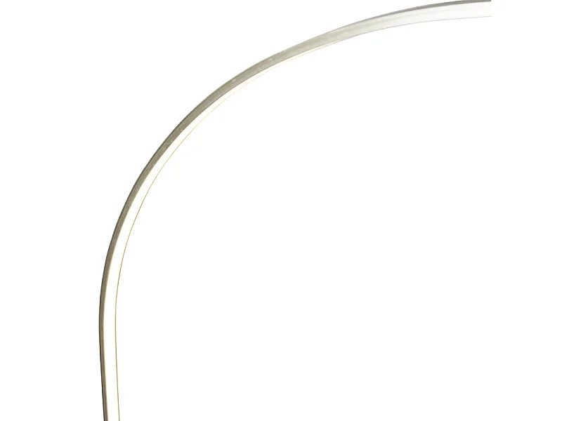 Lampadaire moderne en acier avec LED et variateur à 3 niveaux - Élégant