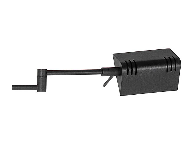 Lampadaire design noir avec LED et variateur tactile - Notia