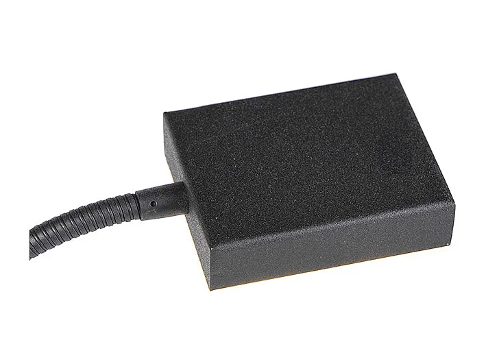 Lampadaire moderne noir avec LED et variateur d'intensité et liseuse - Jazzy