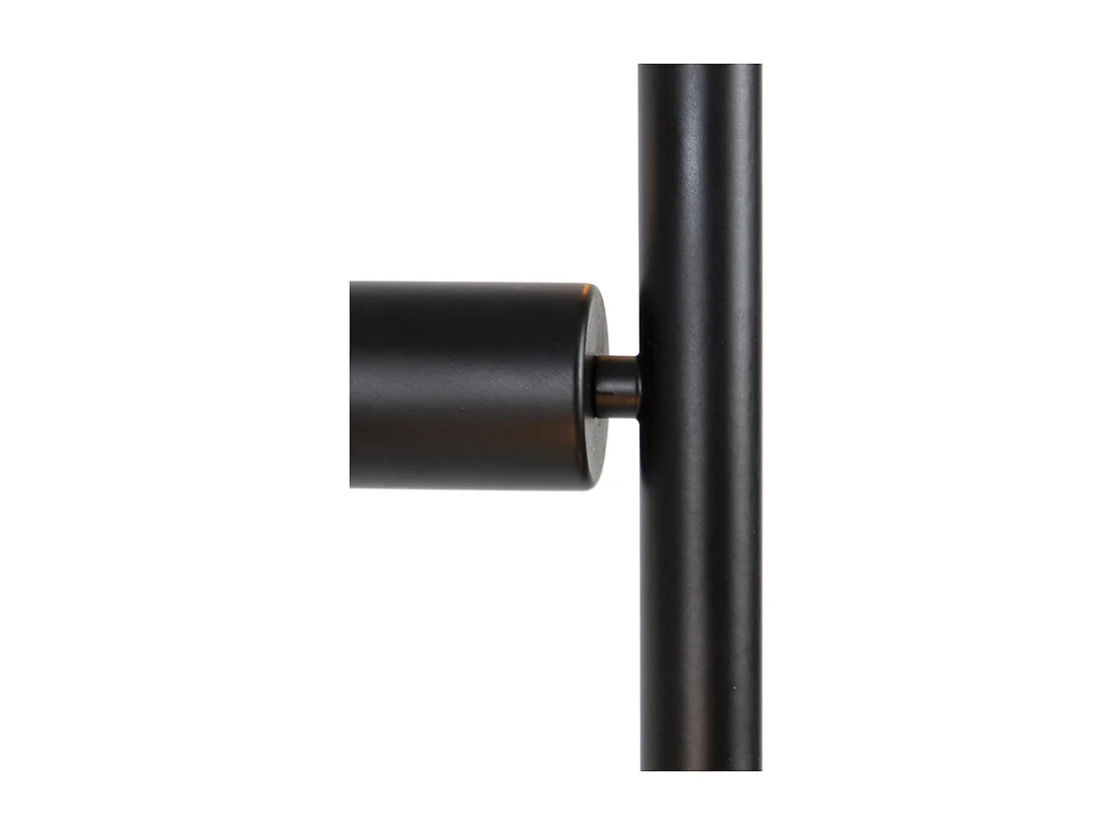 Lampadaire scandinave noir 5 lumières - Facil Tube