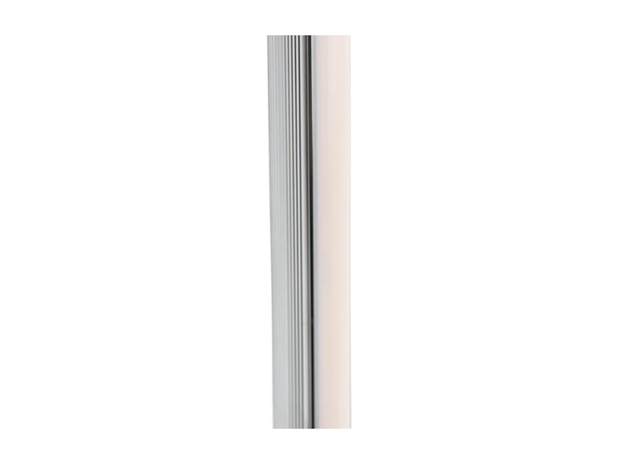 Lampadaire moderne chromé avec LED à 3 niveaux de luminosité - Line-up
