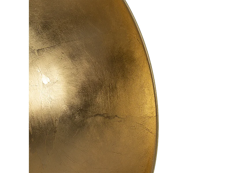 Lampadaire industriel noir avec or 160 cm - Magnax