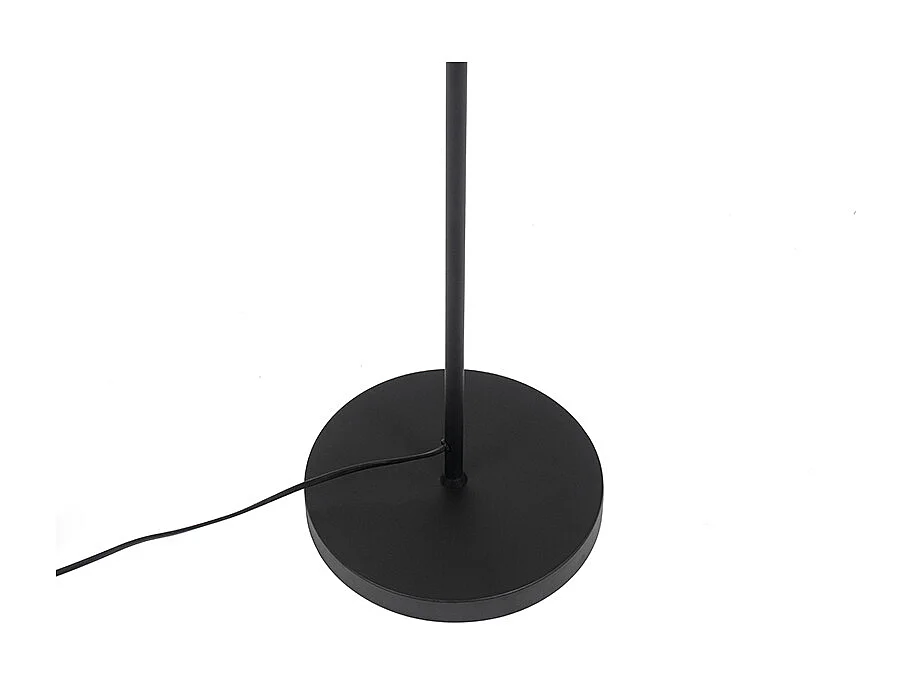 Lampadaire industriel noir avec or 160 cm - Magnax