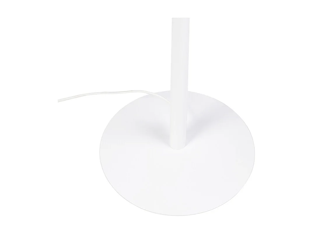 Lampadaire moderne blanc avec abat-jour poivre 50 cm - Simplo