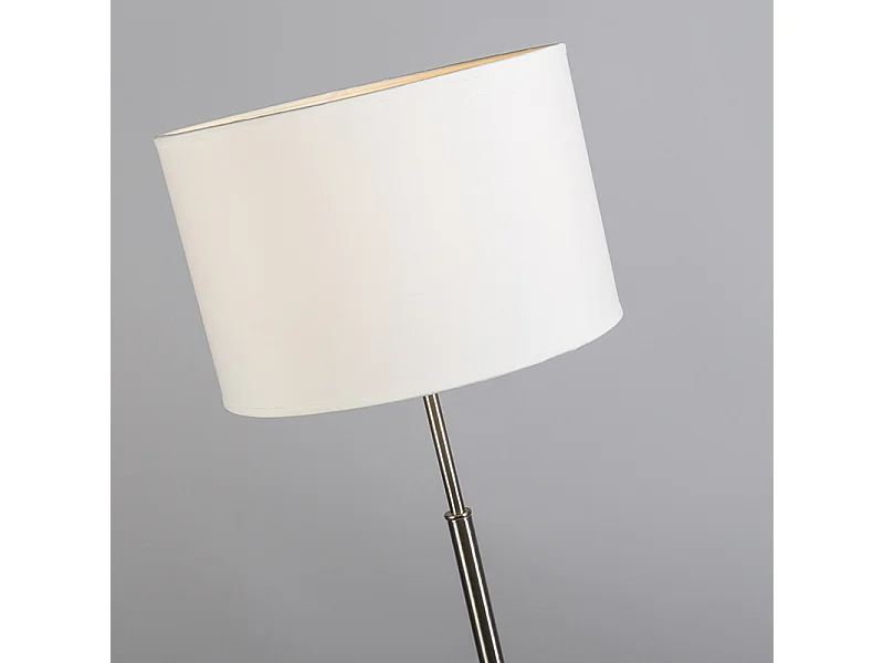 Lampadaire moderne rond blanc - VT 1