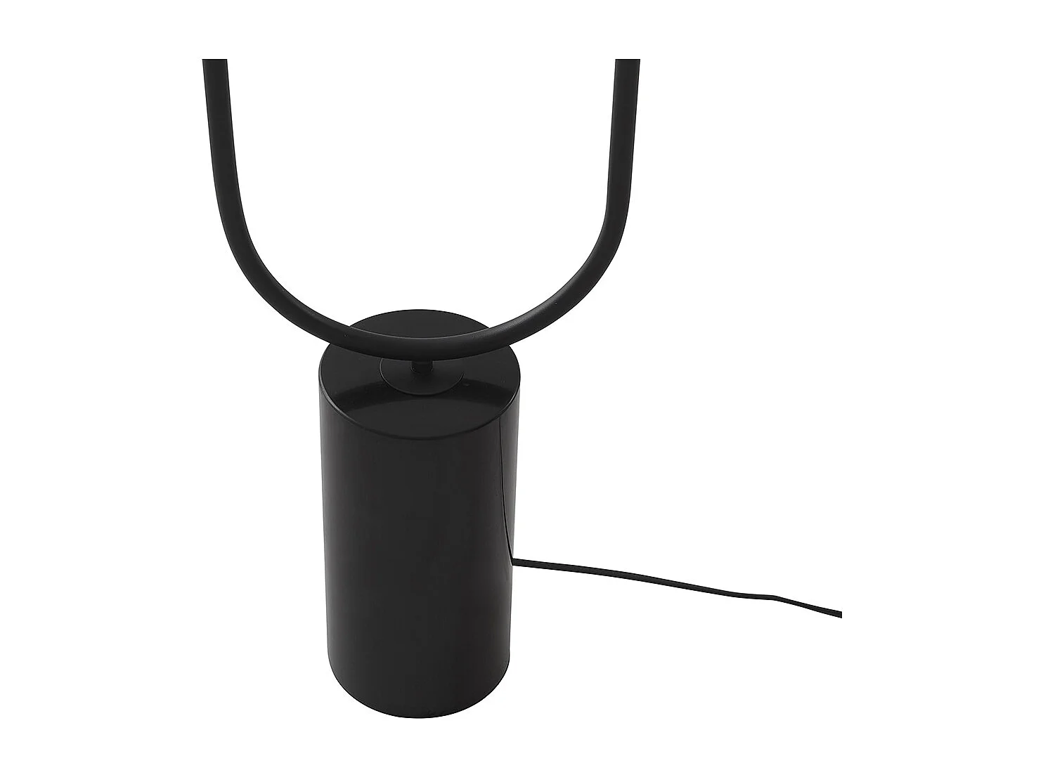 Lampadaire Art Déco noir avec verre fumé 2 lumières - Rid