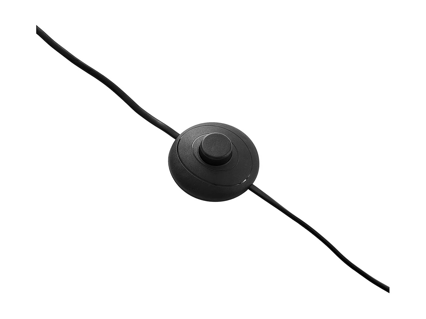 Lampadaire Art Déco noir avec verre fumé 2 lumières - Rid