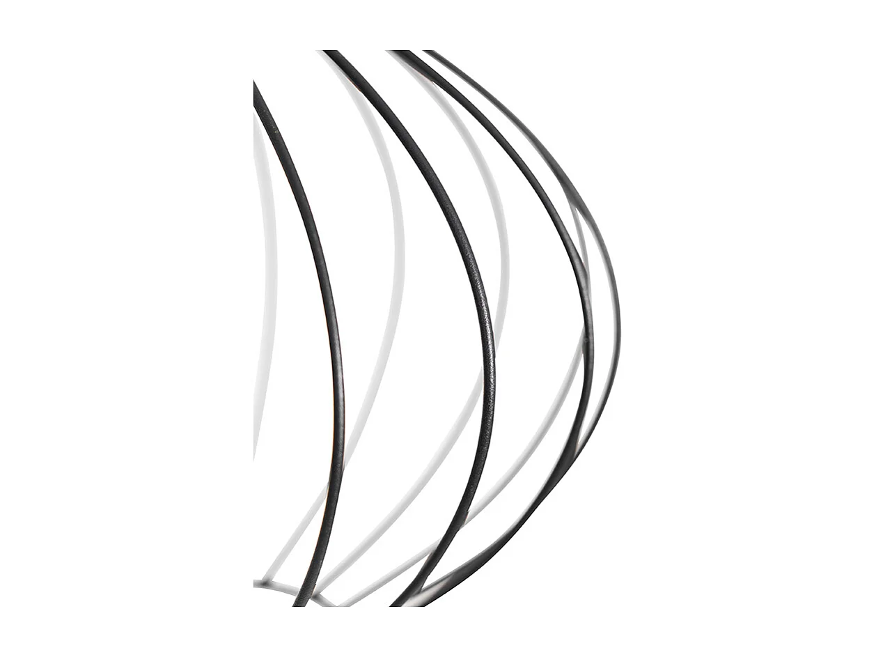 Lampadaire design noir 23 cm - Margarita