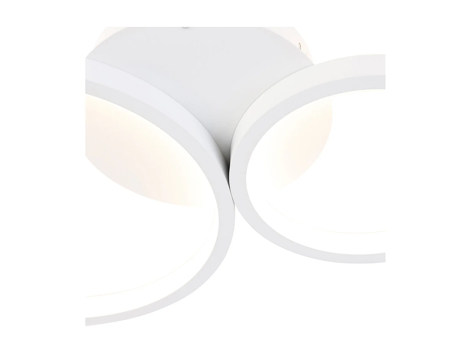 Plafonnier blanc avec LED dimmable en 3 étapes 4 lumières - Lupolo