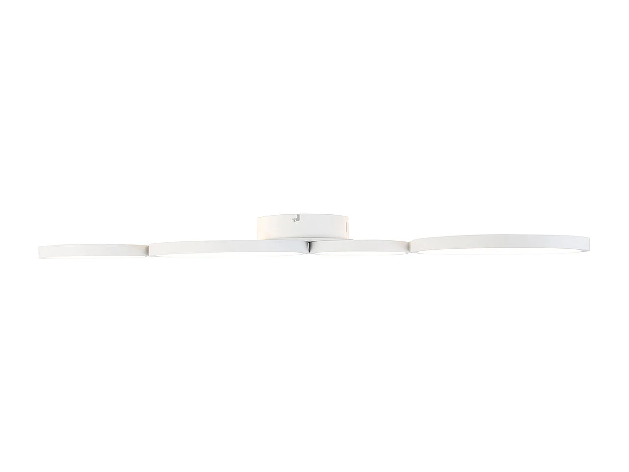 Plafonnier blanc avec LED dimmable en 3 étapes 4 lumières - Lupolo