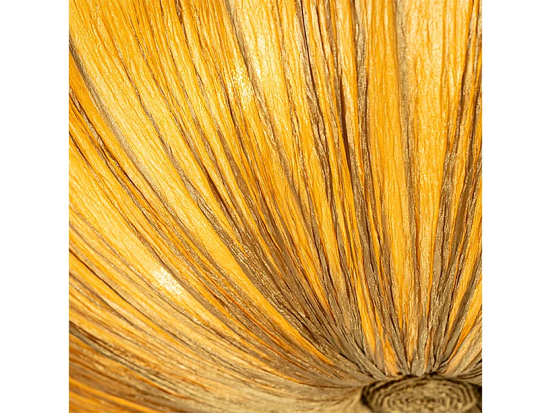 Plafonnier Japandi doré 60 cm 5 lumières - Plu