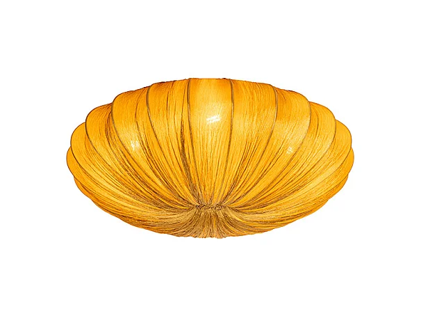 Plafonnier Japandi doré 60 cm 5 lumières - Plu