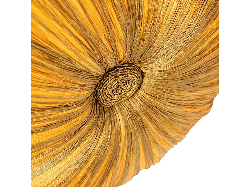 Plafonnier design doré 60 cm 5 lumières - Plu