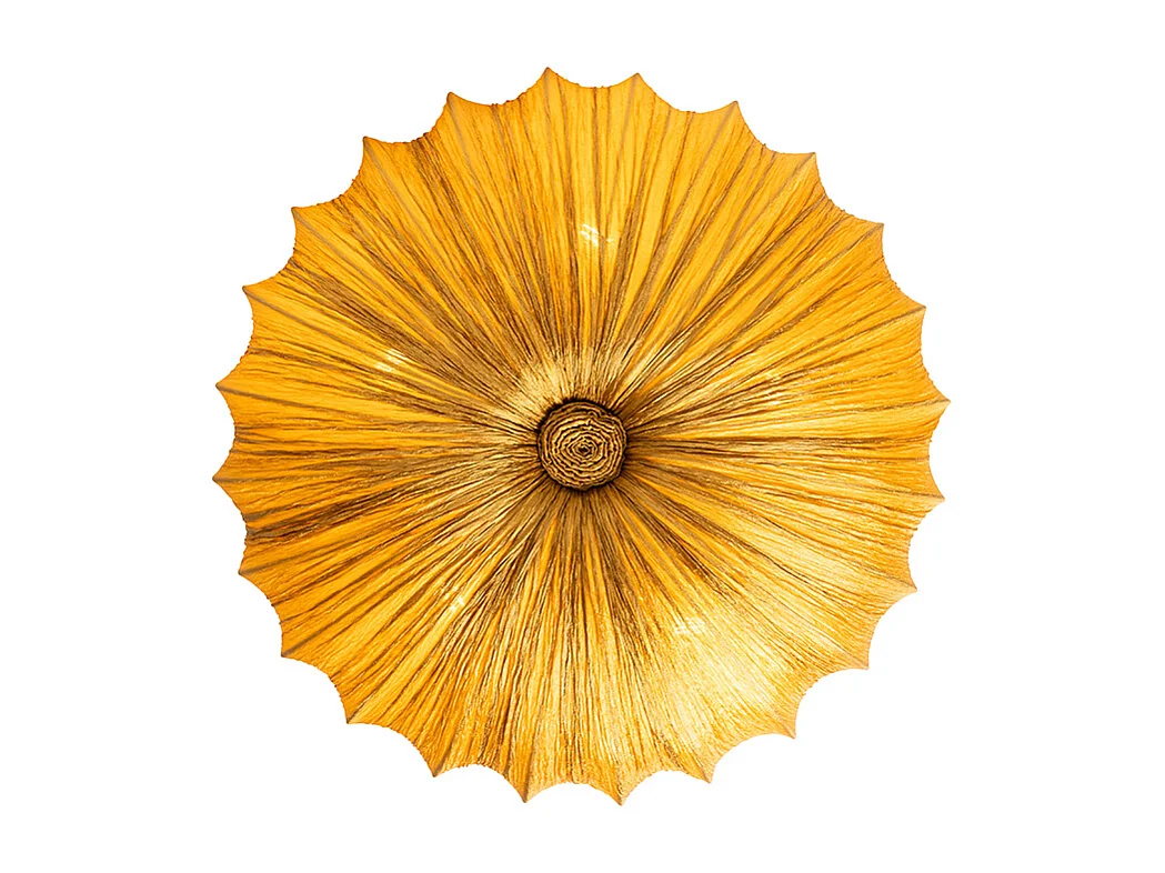 Plafonnier design doré 60 cm 5 lumières - Plu