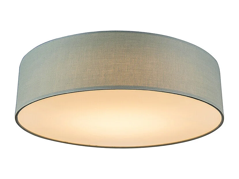 Plafonnier vert 40 cm avec LED - Drum LED