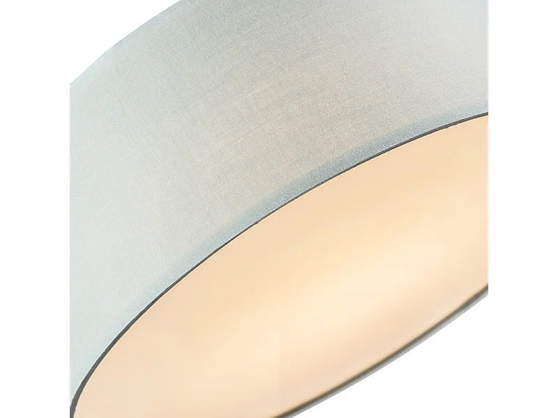 Plafonnier vert 40 cm avec LED - Drum LED