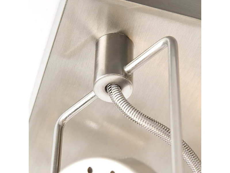 Projecteur industriel pivotant et inclinable en acier à 4 lumières - Suplux