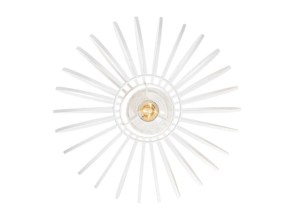Plafonnier design blanc 39 cm - Johanna