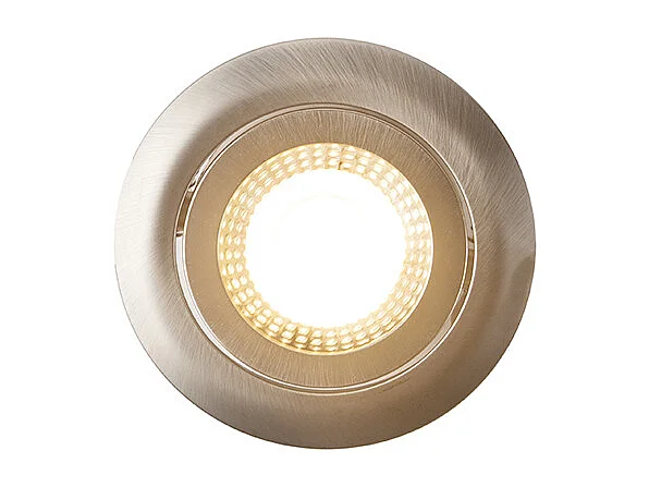 Lot de 5 spots encastrés modernes en acier avec LED à intensité variable 3 niveaux - Mio