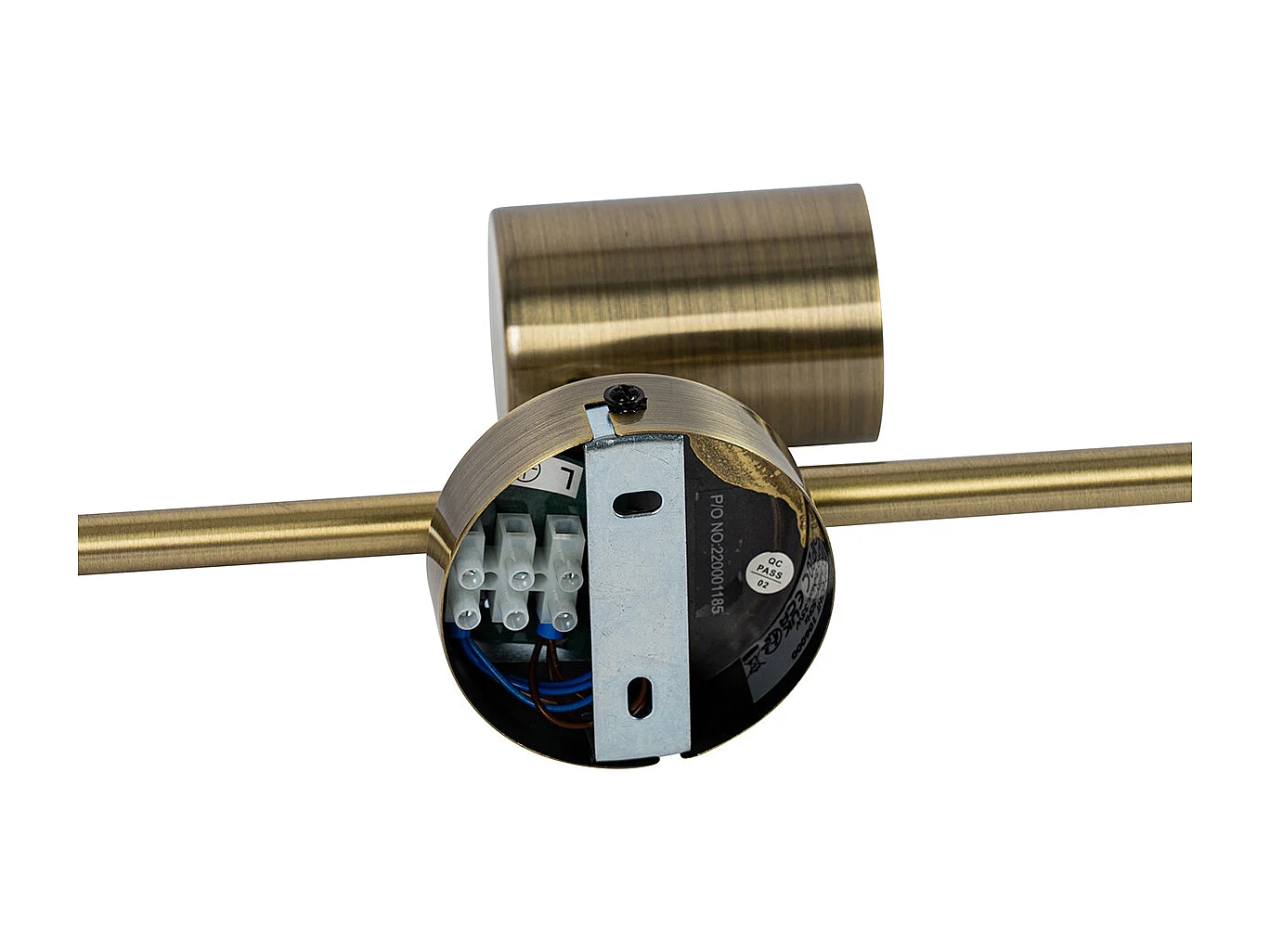 Spot moderne bronze inclinable 3 lumières - Jeana